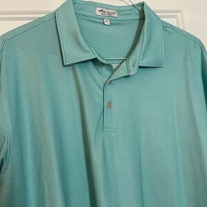 Peter Millar XXL aqua martini glass Polo.